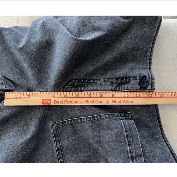 OSKA Stretch Denim High Rise Pants in Dark Gray - 3 (US 10/12) - Picture 6 of 9